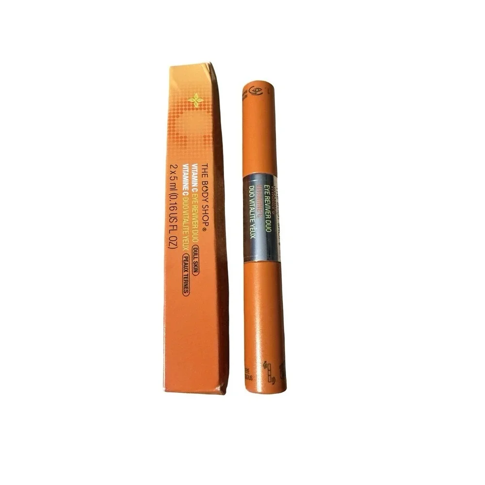 THE BODY SHOP Vitamin C Eye Reviver Duo 2x5ml NIB
